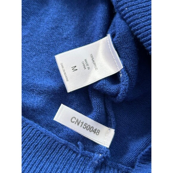 NY&C Dolman Sleeve Sweater size M Cobalt Blue Acrylic - Picture 5 of 9